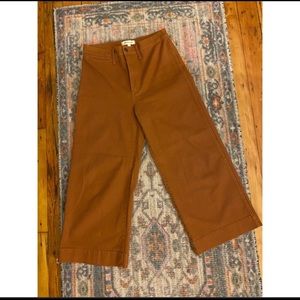 Madewell Emmett Wide Leg Cropped Pant -  size 29